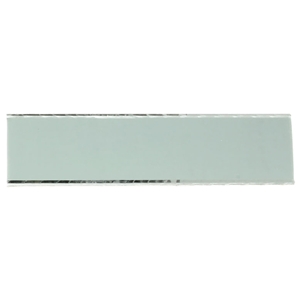 Silver Diamond Cut Engraving Plate 64mm x 16mm