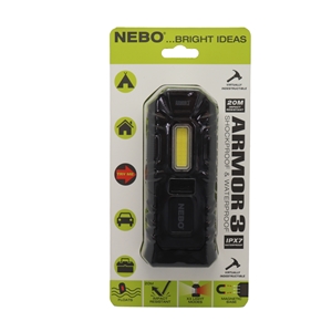 Nebo Armor 3, 360 Lumen Flashlight (Single)