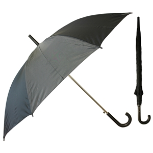 Budget Walking Auto Umbrella, Black