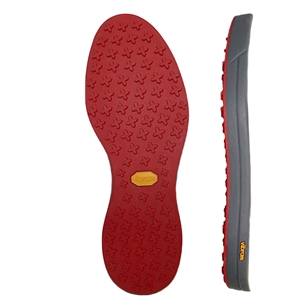 Vibram 262C Sneaker Golf Unit Size 6, Red/Grey