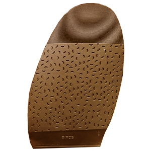 Birds Design Stick On Soles 2.0mm Size 2 Ladies Caramel. CLEARANCE ITEM. Deluxe High Quality Rubber