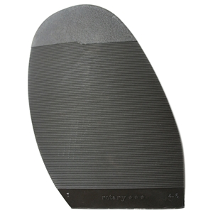 Rotary Rubber Half Soles 4.5mm Size N3 Gents Black