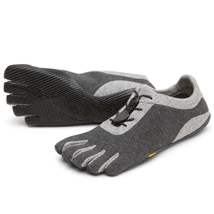 Vibram FiveFingers KSO ECO Wool Gents Size 41 UK 7 Grey/Light Grey/Black