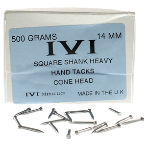 IVI Heavy Cone Head Tacks - Square Shank 12mm (1/2 Inch)