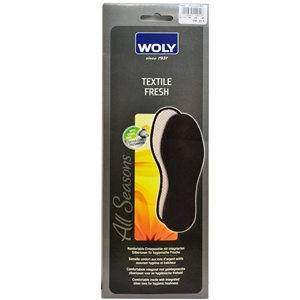 Woly Textile Fresh Insoles Ladies Size 4. Clearance Offer 50% Off Trade, Whilst Stocks Last