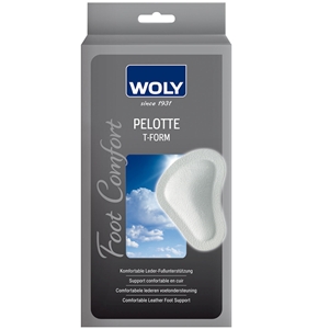 Woly Pelotte T-Form Insoles Size 2-4, E35-37. Clearance Offer 50% Off Trade, Whilst Stocks Last
