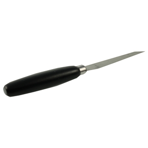 Black Oval Handle 4.5 Inch Clip Point Knife