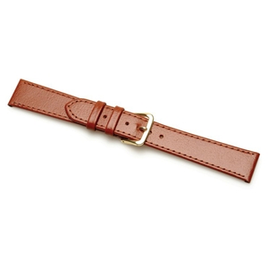 Birch Leather Watchstraps Buffalo Grain Tan 12mm Code C