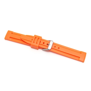 Birch Silicone Strap Range Orange 22mm.  Code J