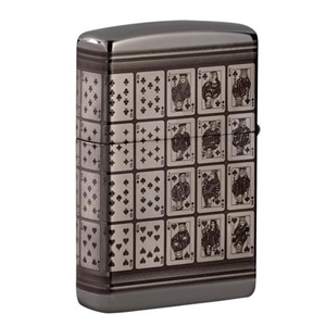 Zippo Lighter, Playing Cards Design