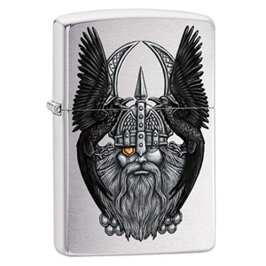 Zippo Lighter, Odin with Raven