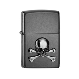 Zippo Lighter, Skull & Bones Emblem