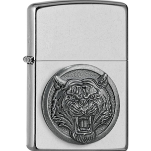 Zippo Lighter Emblem Special Order, Tiger Logo