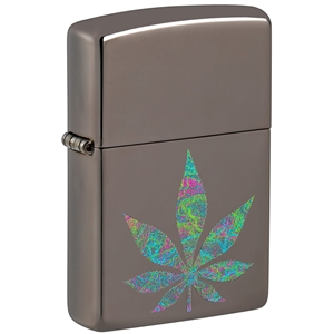 Zippo Lighter, Funky Cannabis Design