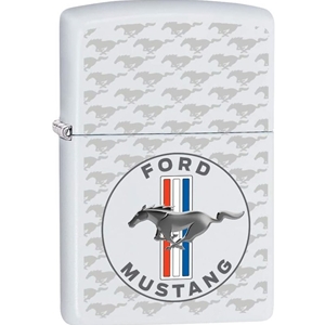 Zippo Lighter 214 Ford Mustang Horse & Bars Device (49889)