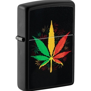 Zippo Lighter Rasta Cannabis Design (49918)