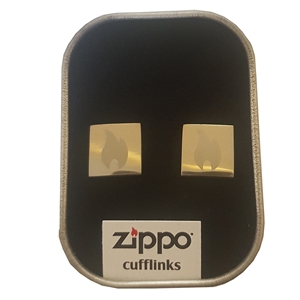 Zippo Cufflinks Style CL7 Zippo Flame
