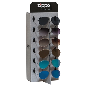 Zippo 8 Piece Sunglasses Pre-Pack Display (18x22x49cm)