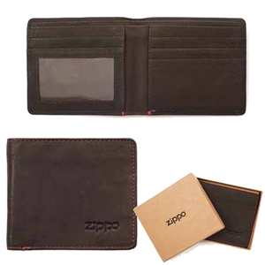 Zippo Leather, Bi-Fold Wallet Mocca, 2005116
