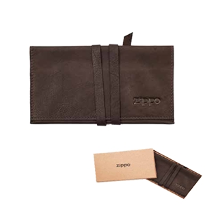 Zippo Leather, Bi-Fold Tobacco Pouch, Mocca, 2005123
