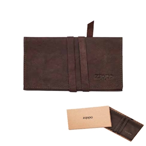 Zippo Leather, Bi-Fold Tobacco Pouch, Brown, 2005124