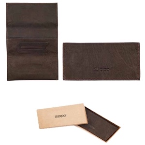 Zippo Leather, Tri-Fold Tobacco Pouch, Mocca, 2005130