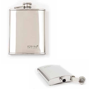 Zippo Hip Flask, Polished Stainless Steel, 6oz, 2005268