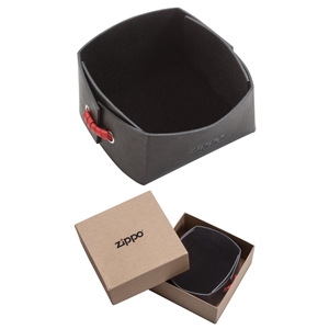 Zippo Leather Pocket Emptier, Black (10.5 X 10.5 X 5cm)